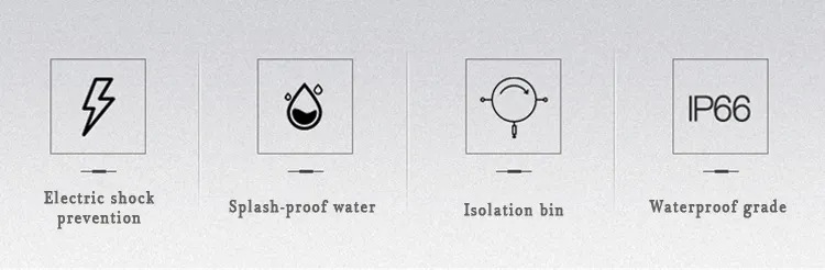 New Arrival IP66 Weatherproof Wall Socket with 2gang EU Socket