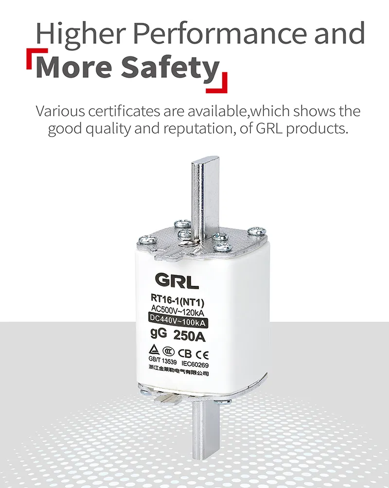 Nh2 HRC Gg Low Voltage Knife Fuse Link