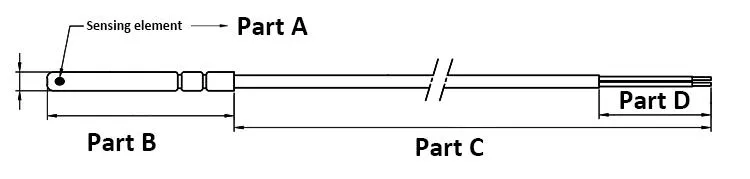 Ntc Meat Probe Ntc Temperature Sensor with 3.5mm Jack Plug
