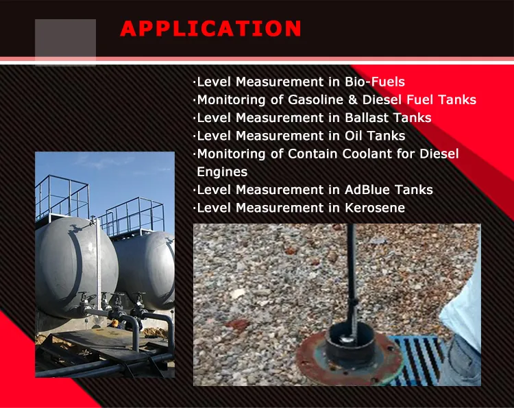 OEM RS485 Digital Output Calibration Density Fuel Oil Tanks Submersible Level Sensor