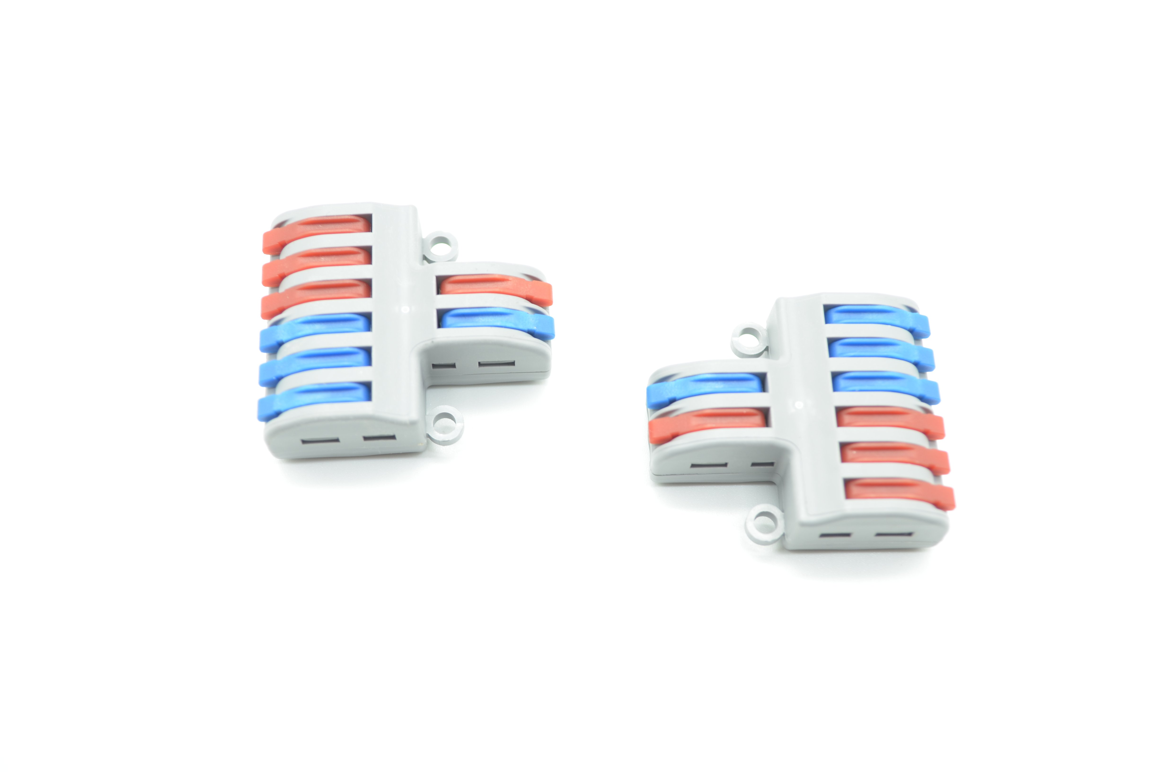 Orange and Grey Fast Connector Electrical Terminal Connector Quick Splicing Push in Wire Connector