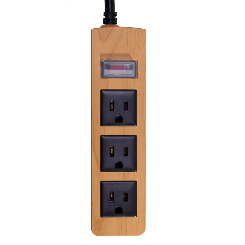 Outdoor 3 Outlets Surge Protector Power Strip American Standard Socket