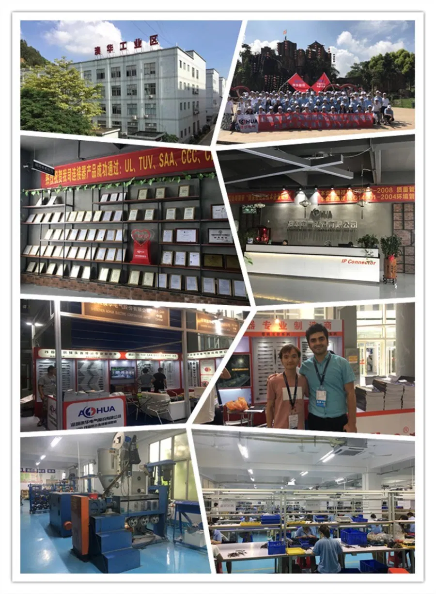 Outdoor Male to Female 2 Pin IP65 Waterproof LED Power Connector