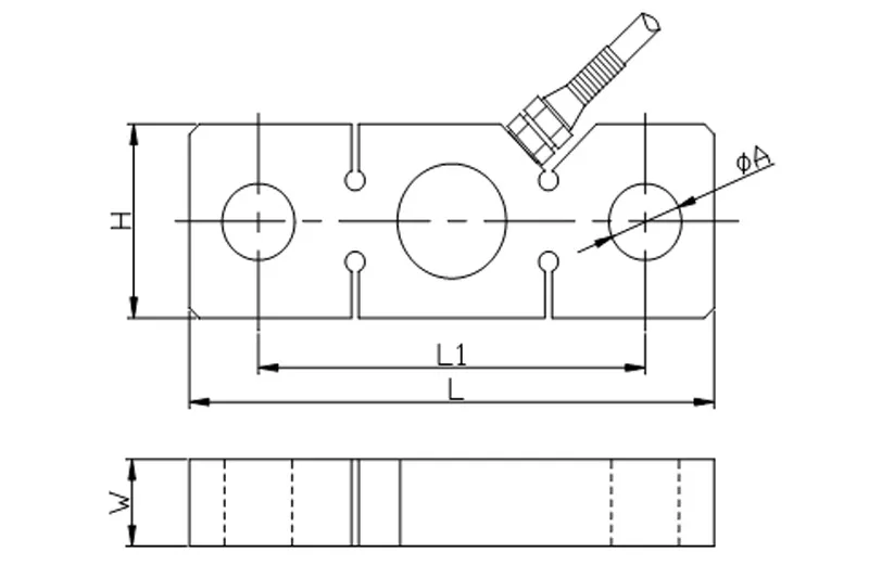 Overhead Crane Sensor Tension Load Cell 30t
