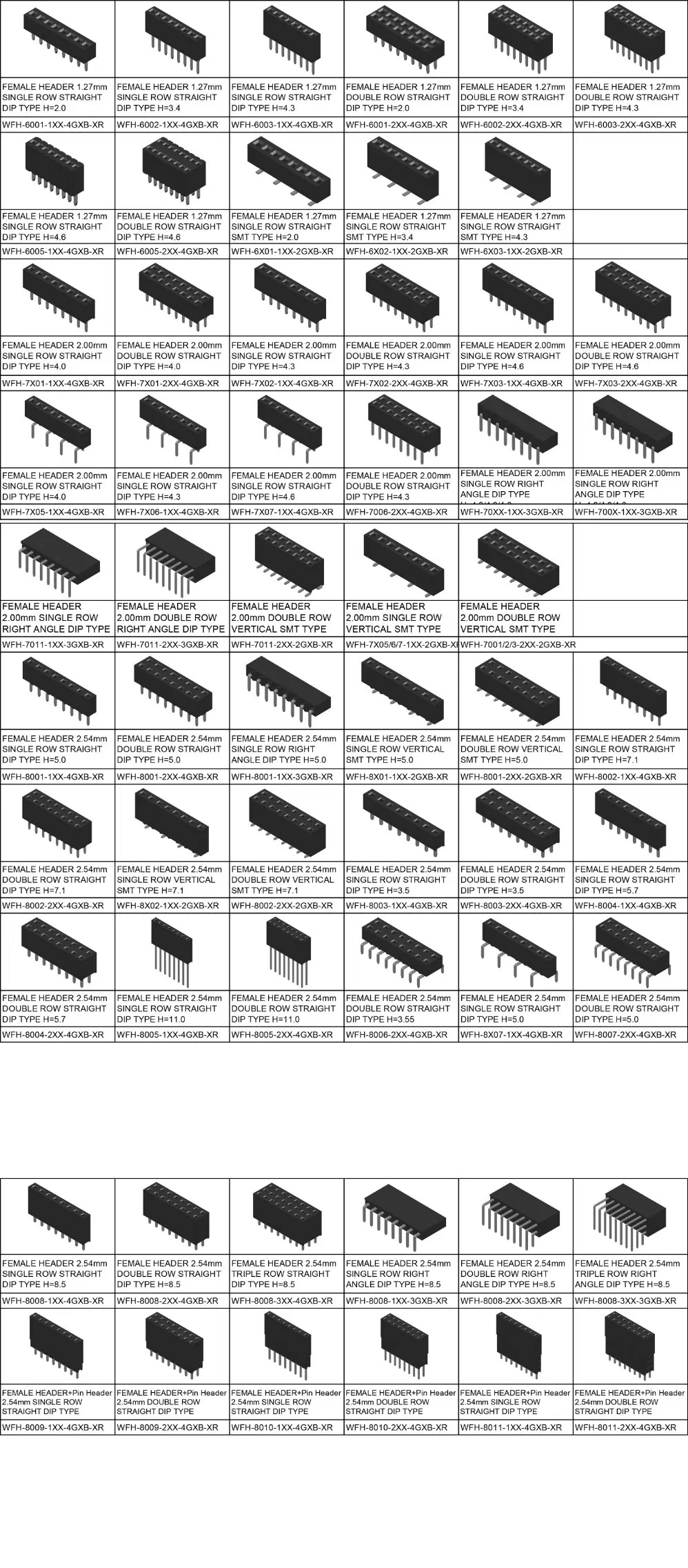 Pin Header Pitch=2.54mm Single Row Vertical DIP Angle=45° U Type Connector