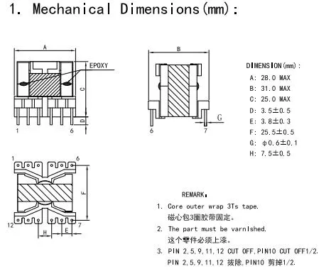 Pq 2016 2020 2620 2625 3220 3225 3230 3535 4040 5050 Transformer