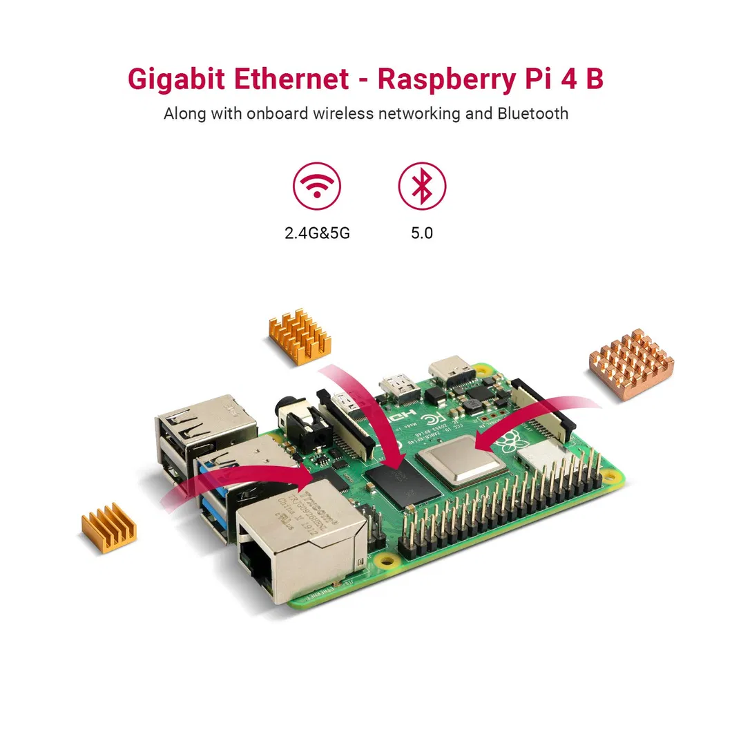 Raspberry Pi 4 Complete Starter Kit Model B Board