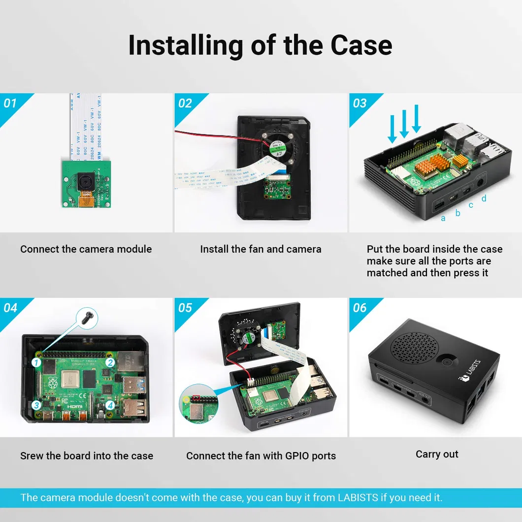 Raspberry Pi 4 Complete Starter Kit Model B Board