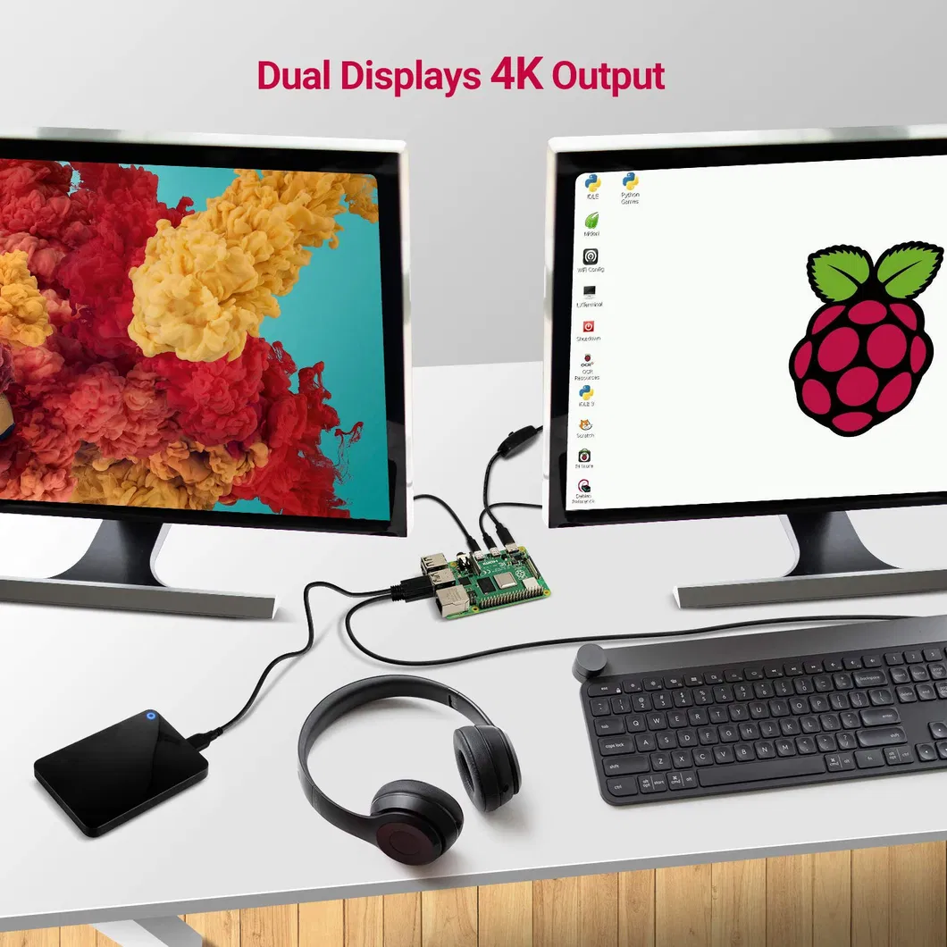 Raspberry Pi 4 Complete Starter Kit Model B Board