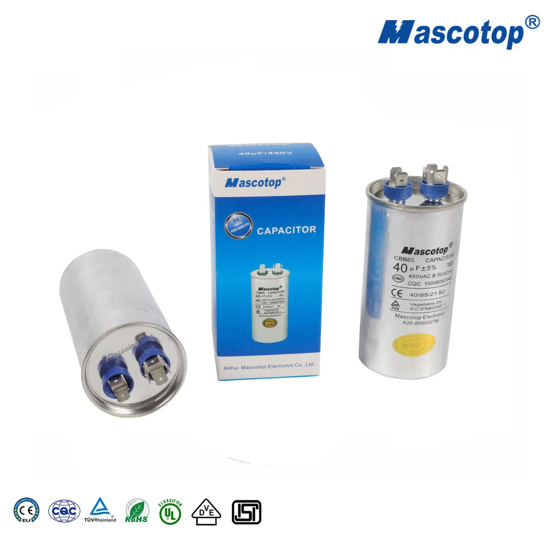 Reasonably Priced Cbb65 Capacitor for Air Compressor Oval Dual
