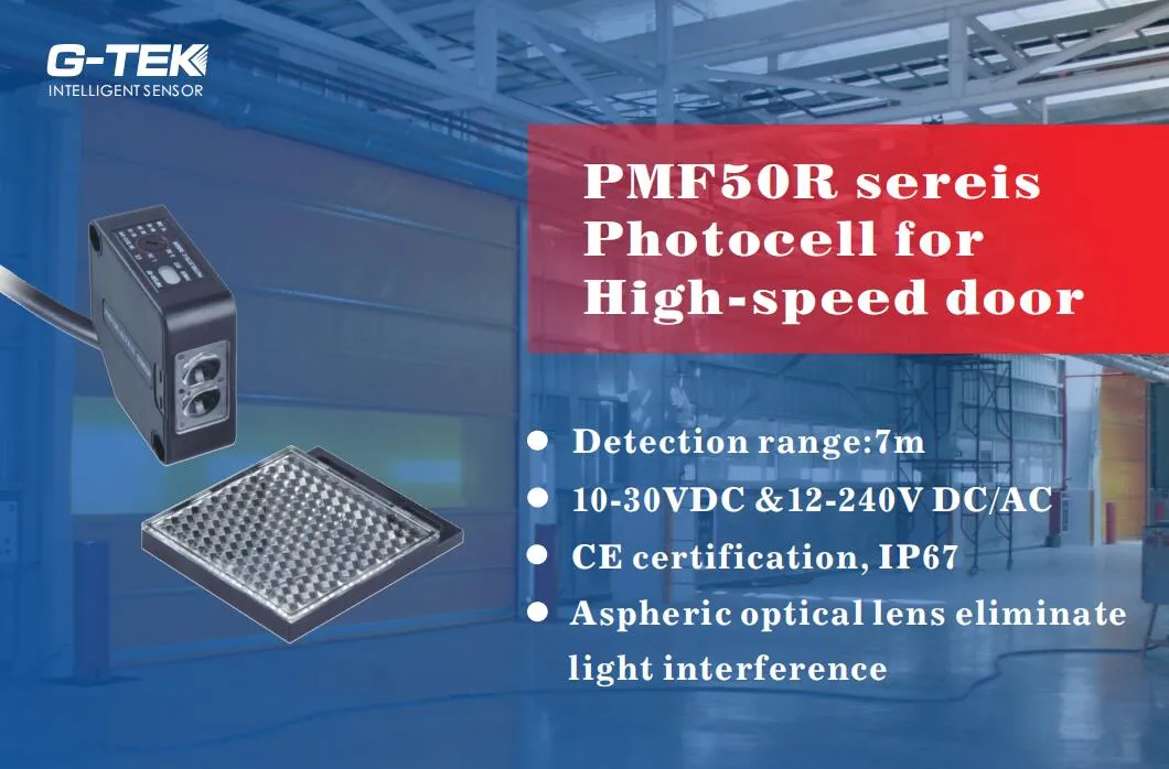 Retro-Reflective Photo Sensor with 7m Distance for Mine Doors