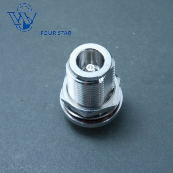 RF Coaxial Female Jack Bulkhead High Frequency N Connector for Rg402 Cable