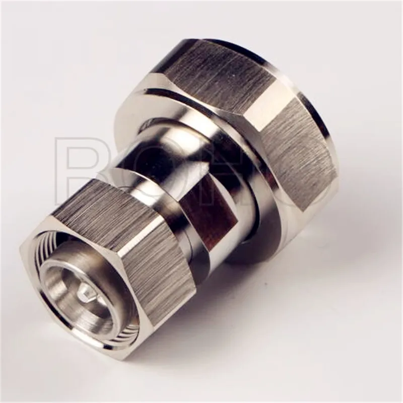RF Coaxial Mini DIN 4.3/10 Female-N Male Connector Adapter
