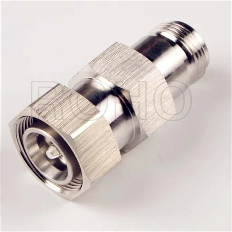 RF Coaxial Mini DIN 4.3/10 Female-N Male Connector Adapter