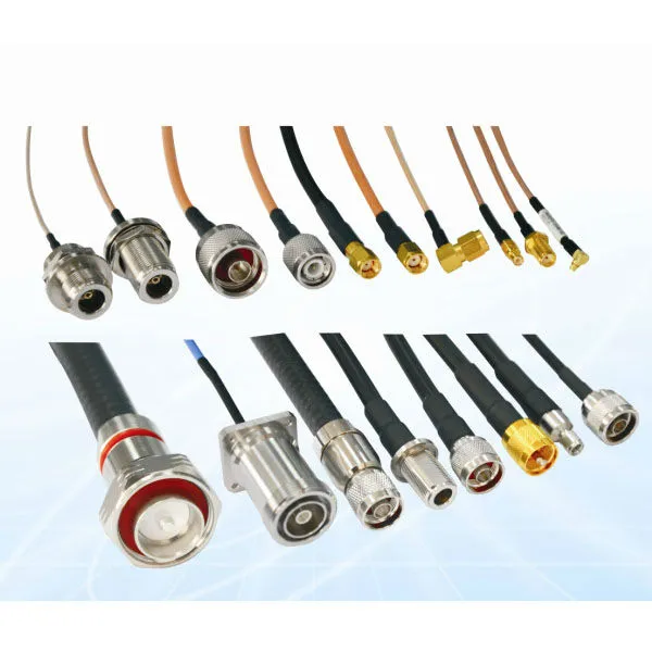 RF Coaxial Mini DIN 4.3/10 Female-N Male Connector Adapter