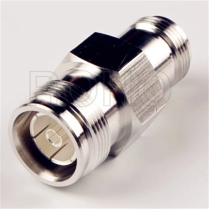 RF Coaxial Mini DIN 4.3/10 Female-N Male Connector Adapter