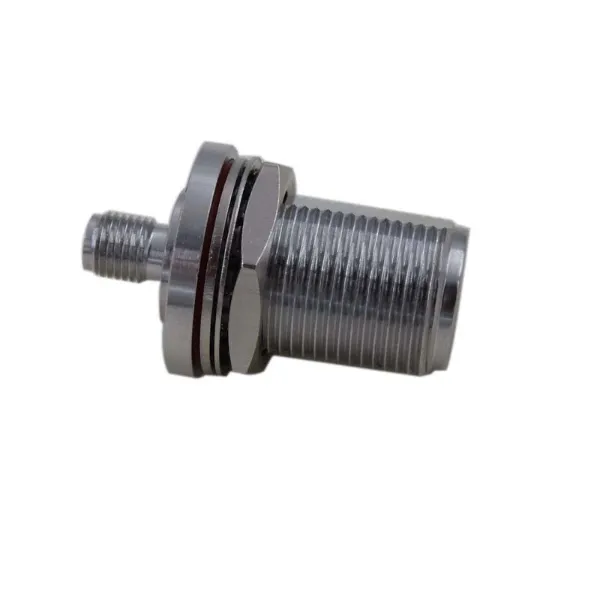 RF Coaxial N Type Female/Jack Bulkhead to SMA Female/Jack Adaptor Connector