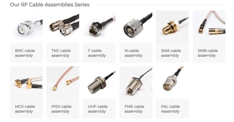Rg178 Assembly MCX RF Cable Td