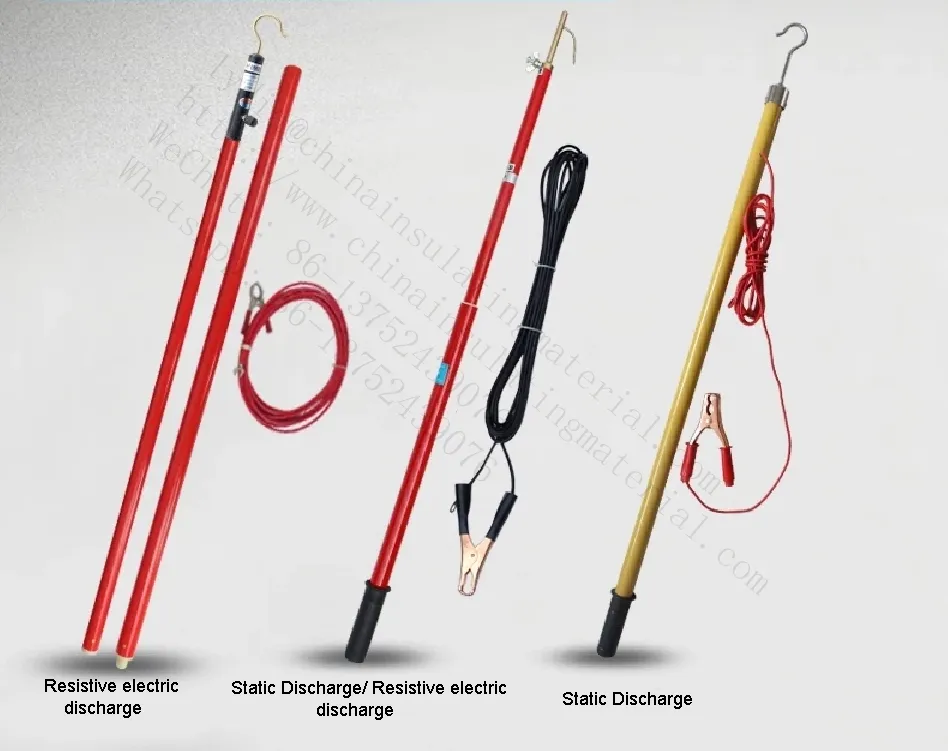 Safety Equipment 35kv Insulation Static Discharge Rod