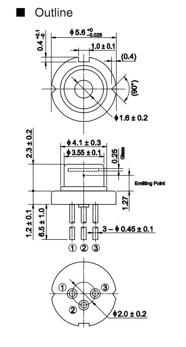 Salable Blue Violet 500MW 405nm To18-5.6mm Laser Diode