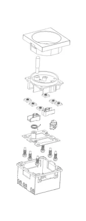 Screwless 45X45mm EU Socket Module Angle Schuko Socket/Electrical Outlet with Connector