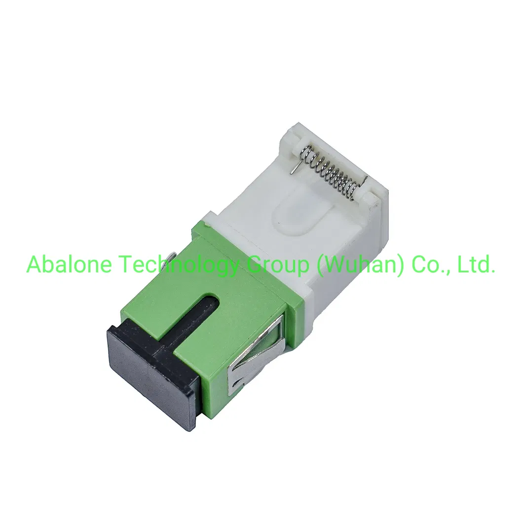Single Mode LC/APC Duplex Plastic Fiber Optic Adapter Without Flange Jumper/Cable/Pigtails Adaptors