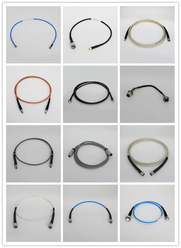 SMA Male to 7/16 DIN Male RF Test Cable Assembly