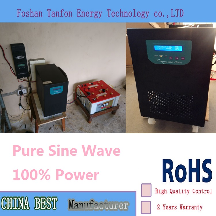Solar Power System 3kw Inverter / 5000va for Home 48V- AC 110V 220V 230V 240V Pure Sine Wave