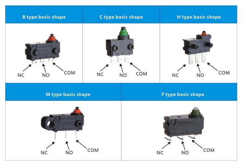 Straight Lever Waterproof Electrical Micro Switch