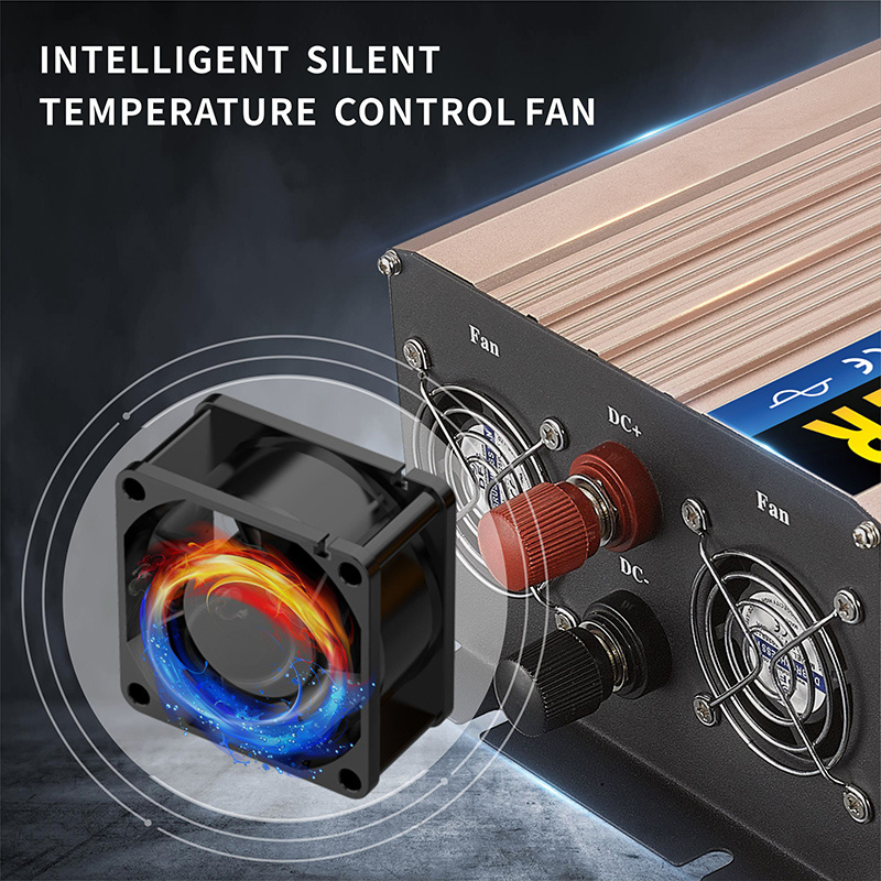 Sug Sgpd- 2500W /2.5kw 12/24/48V to 110/220V High Frequency off Grid DC to AC Pure Sine Wave Power Solar Car Inverter