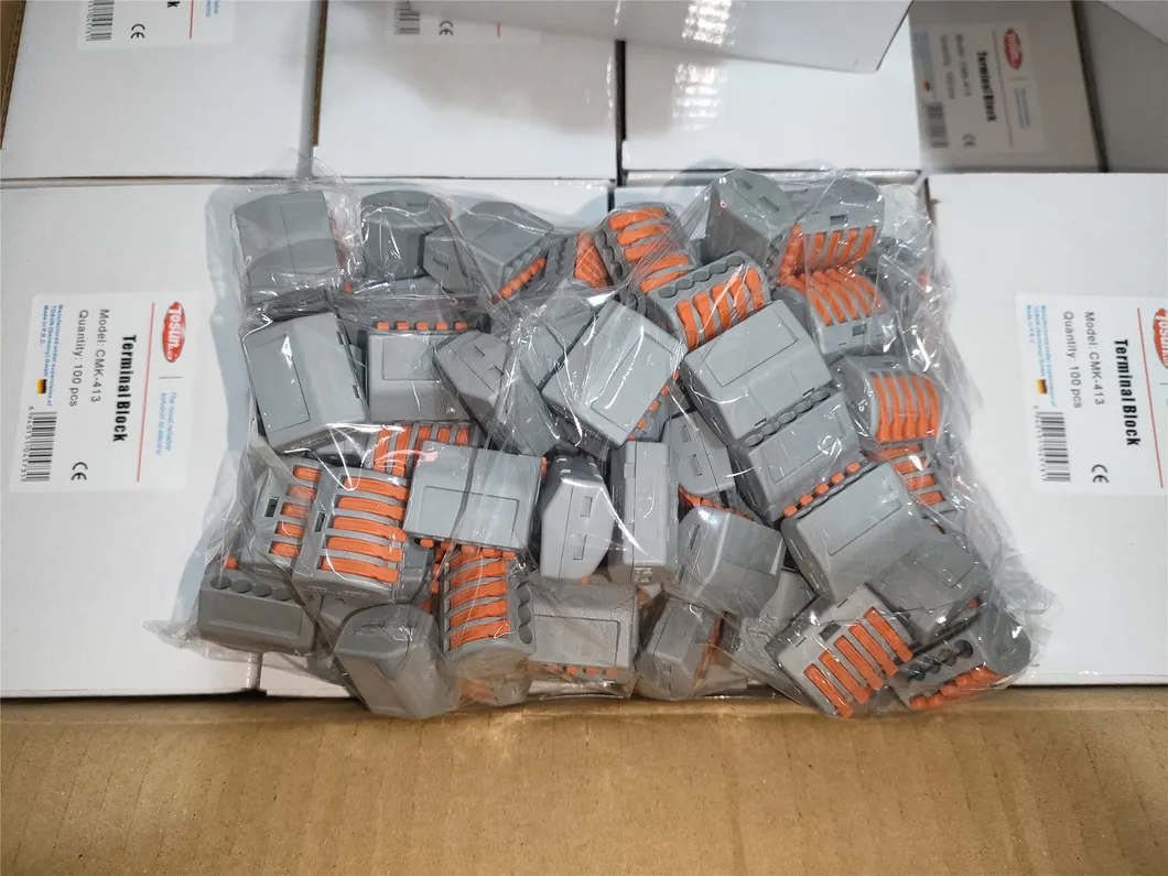 Terminal Block Quik Connection 2/3/5pin AWG28-12 with Cage Clamp