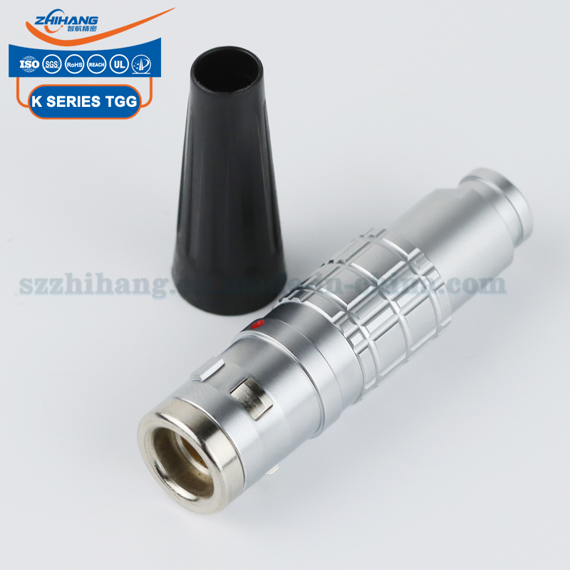 TGG.3K.302.CLAC 3K 2Pins K series TGG straight connector M16 IP67 Waterproof plug