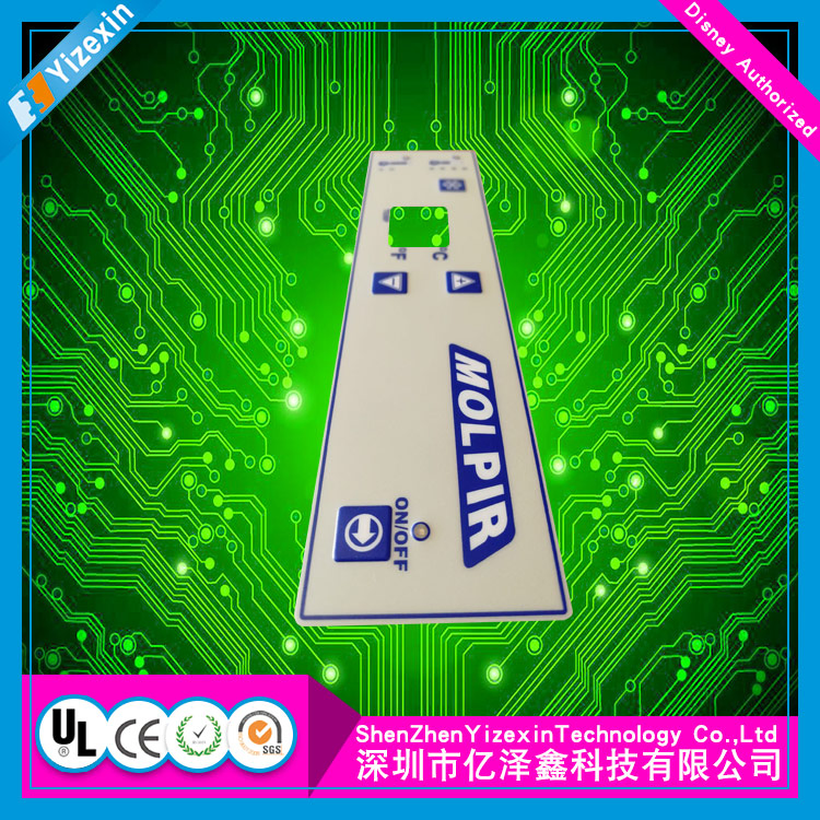 Top Custom Membrane Panel Label Polycarbonate PC Sticker