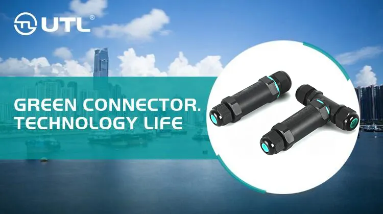 Uac-200/03t T Shape 3poles IP68 Wire Connector for Outdoor