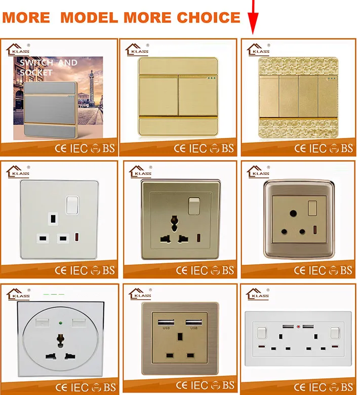 UK Electrical Switches Door Bell Switch with "Do Not Disturb"
