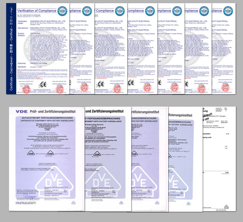 Utl Earth Terminal Earth Clamp Ground Terminal Blocks Jut2-35PE