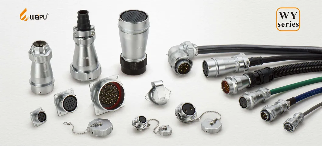 Weipu Wy28-TV Pre Insulated Cable LED Strip Light 2 Pin Coaxial Circular Connector