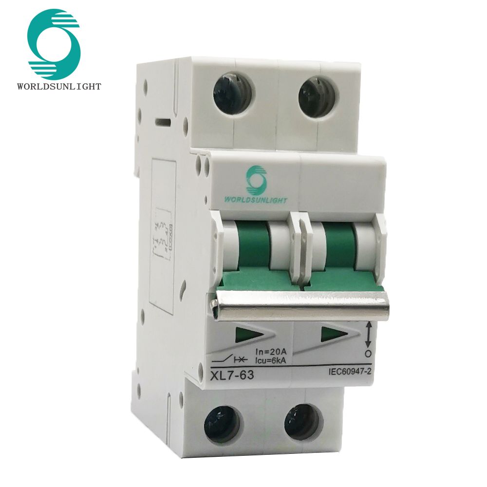 XL7-63 2p 800V Mcbr DC MCB for Miniature Circuit Breake